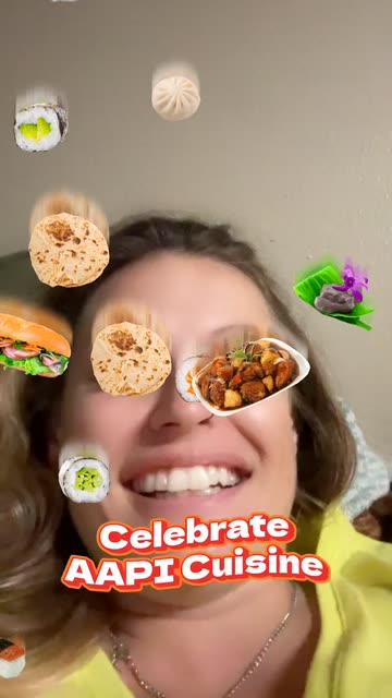 Preview for a Spotlight video that uses the For the Love of (AAPI) Food Lens