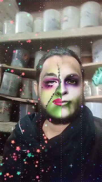 Preview for a Spotlight video that uses the Halloween Colors Lens