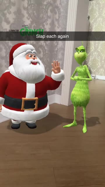 Preview for a Spotlight video that uses the The Grinch Lens