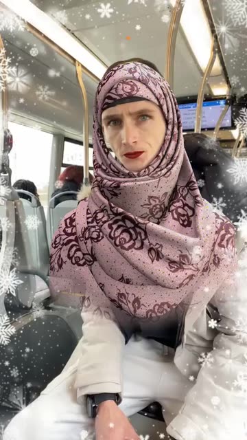 Preview for a Spotlight video that uses the Veiled woman Lens