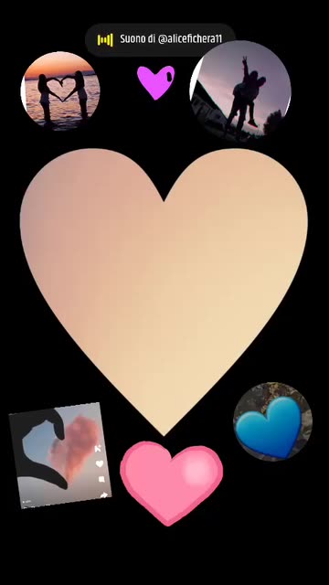 Preview for a Spotlight video that uses the Fisheye heart Lens