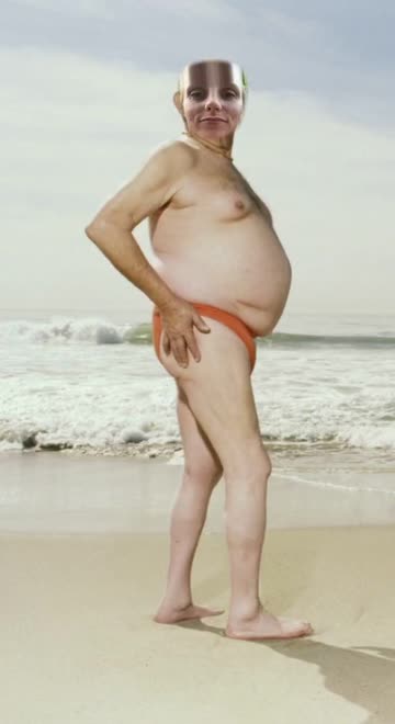 Preview for a Spotlight video that uses the Beach Dad Bod Lens