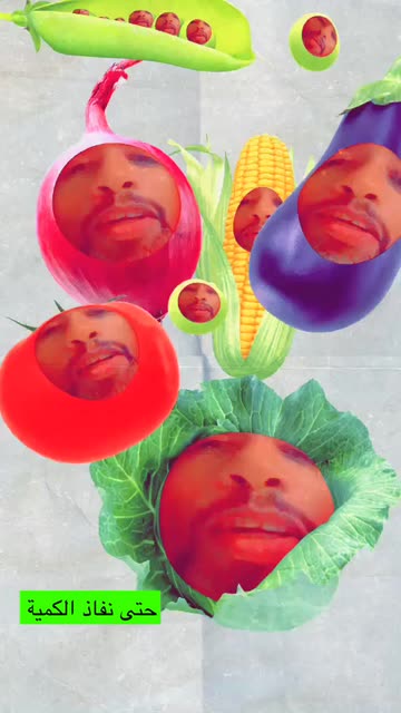 Preview for a Spotlight video that uses the Veggie Medley Lens