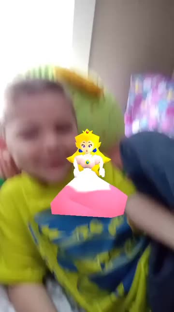 Preview for a Spotlight video that uses the Princess Peach Lens