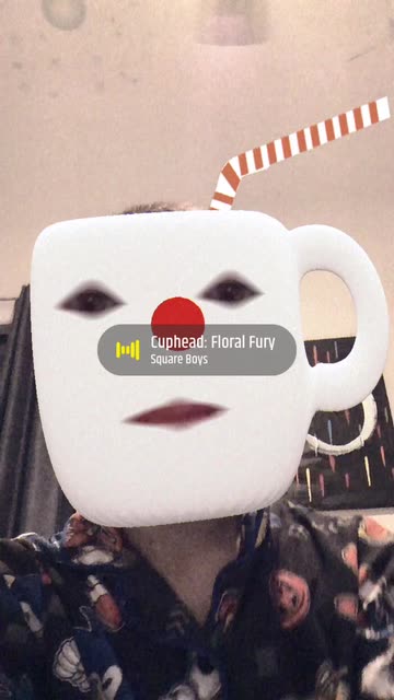 Preview for a Spotlight video that uses the CUPHEAD Lens