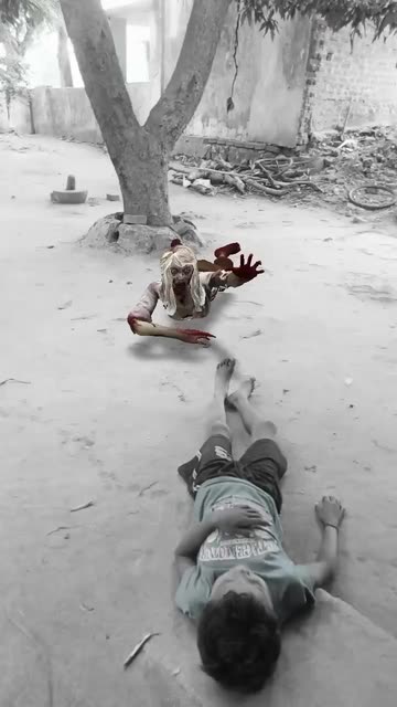 Preview for a Spotlight video that uses the ZOMBIE-RUSHER Lens