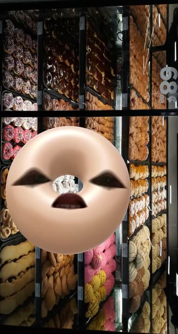 Preview for a Spotlight video that uses the DONUTS GO NUTS Lens