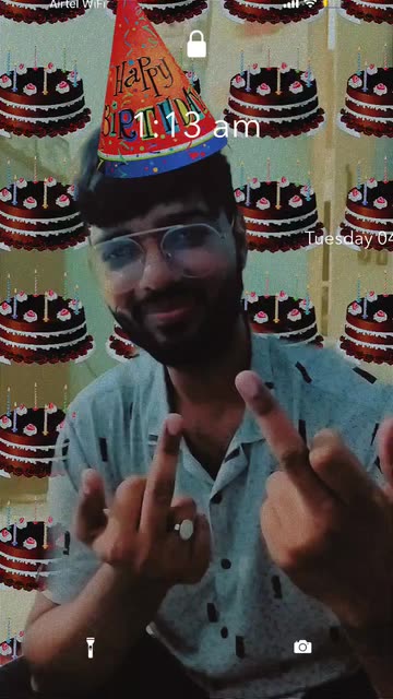 Preview for a Spotlight video that uses the Birthday Boy Lens