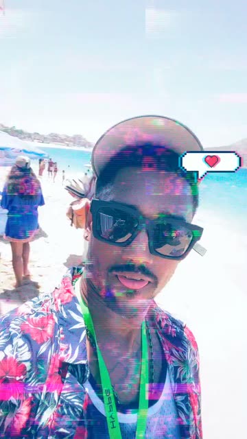 Preview for a Spotlight video that uses the Thinking About Love Lens