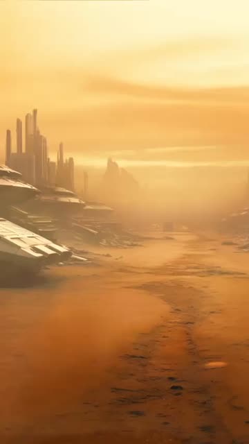 Preview for a Spotlight video that uses the Dystopia Futurism Lens