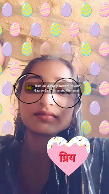 Preview for a Spotlight video that uses the Eggs Background Lens