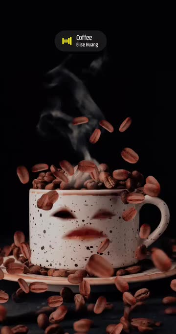 Preview for a Spotlight video that uses the Coffee Time Lens