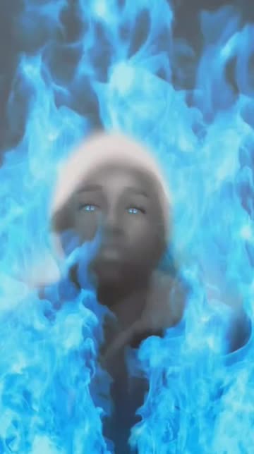 Preview for a Spotlight video that uses the Fire Body Lens