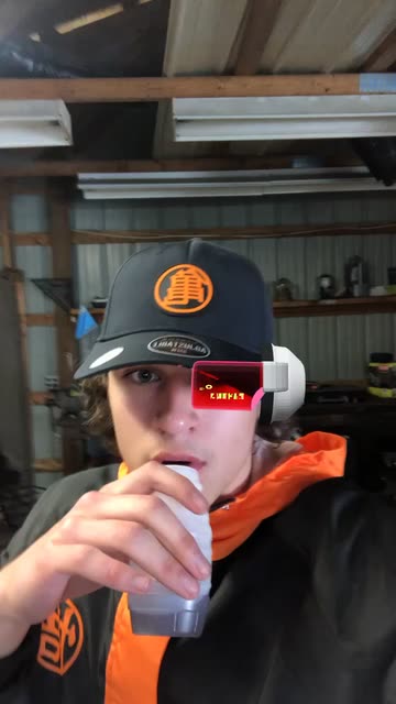 Preview for a Spotlight video that uses the 3D SAIYAN SCOUTER Lens