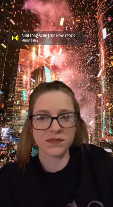Preview for a Spotlight video that uses the new years eve Lens