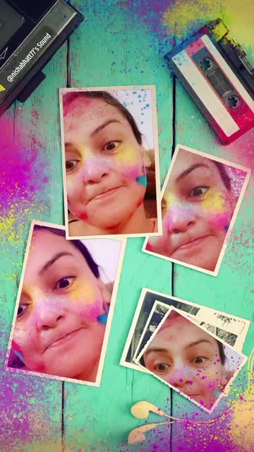 Preview for a Spotlight video that uses the Colorful Set Lens