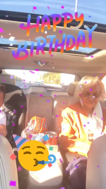 Preview for a Spotlight video that uses the Happy Birthday Lens