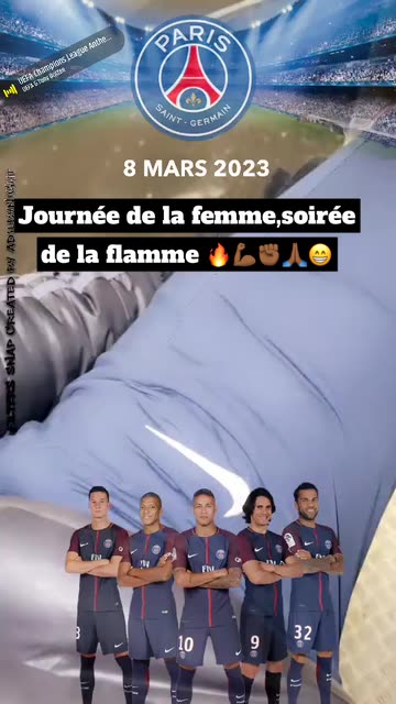 Preview for a Spotlight video that uses the PSG CHAMPIONS UEFA Lens