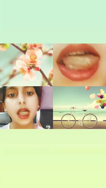 Preview for a Spotlight video that uses the Green Collage Lens