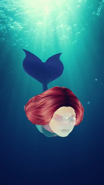 Preview for a Spotlight video that uses the Mermaid Lens