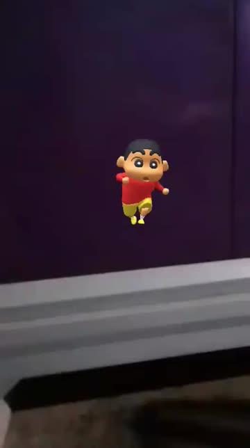 Preview for a Spotlight video that uses the Shinchan Dance Lens