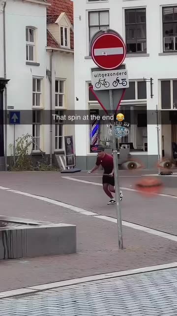 Spotlight content by a Snapchat user
