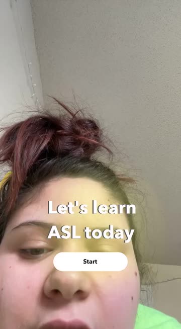 Preview for a Spotlight video that uses the ASL Alphabet Lens