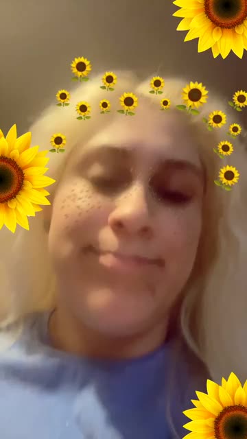 Preview for a Spotlight video that uses the Sunflowers Lens