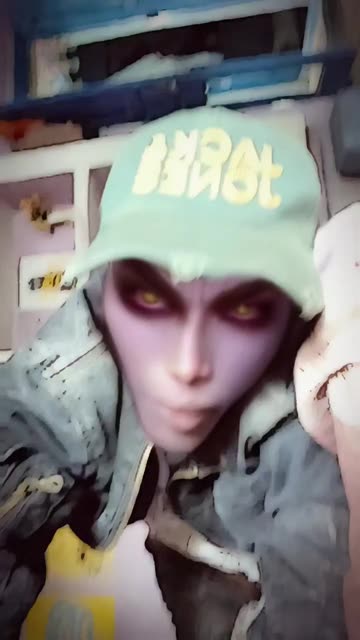 Preview for a Spotlight video that uses the Dark Elf Character Lens