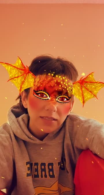 Preview for a Spotlight video that uses the Fire Dragon Lens