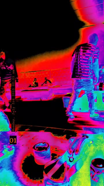 Preview for a Spotlight video that uses the Rainbow Splash Lens