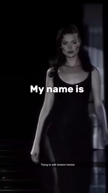 shalom harlow black dress Interview On Alexander McQueen Iconic Shalom Harlow Black Dress