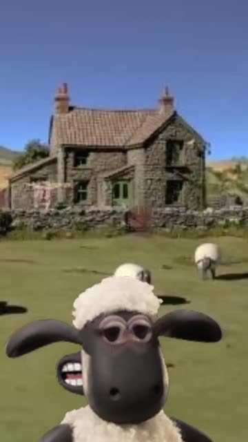 Preview for a Spotlight video that uses the Shaun the Sheep Lens