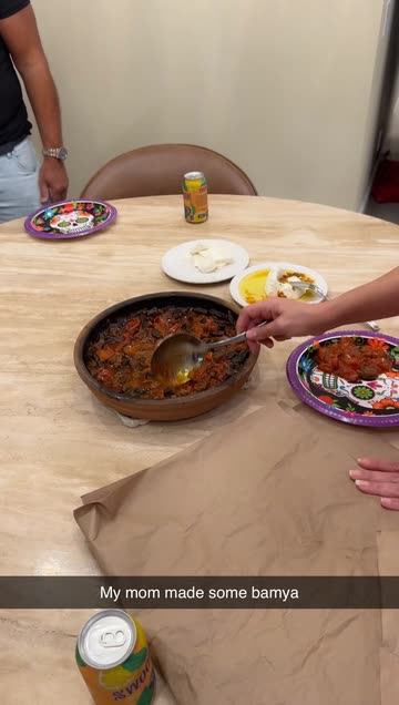 My mom made some bamya | SnapchatのSpotlight