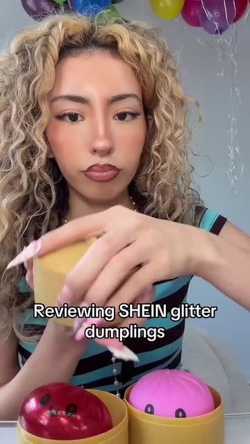 Reviewing Shien glitter dumplings