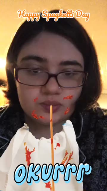 Preview for a Spotlight video that uses the Spaghetti Day Lens