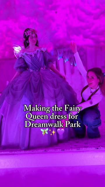 Making the Fairy Queens dress for Dreamwalk Park  #fantasy #fairy  #sewing #diy #sew #fairyqueen #dreamwalkpark
