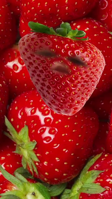 Preview for a Spotlight video that uses the single strawberry Lens