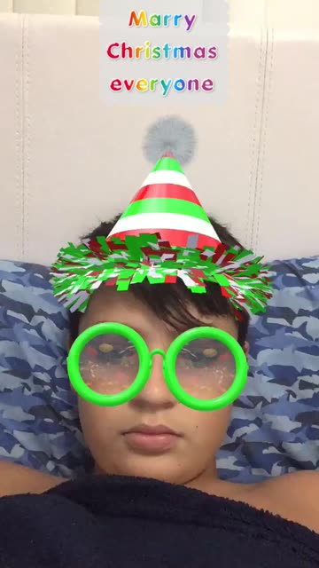 Preview for a Spotlight video that uses the Christmas Counter Lens