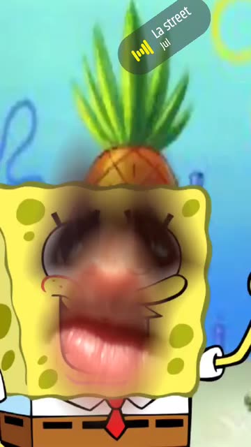 Preview for a Spotlight video that uses the SpongeBob Lens