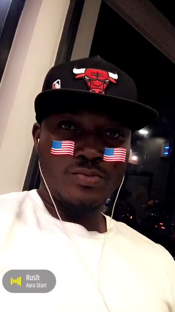 Preview for a Spotlight video that uses the United States flag Lens