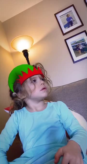 Preview for a Spotlight video that uses the Elf Hat 2 Lens