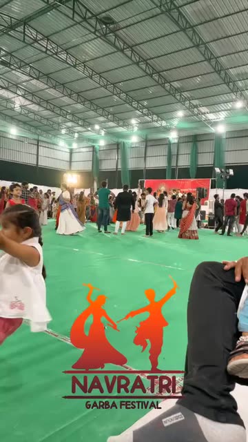 Preview for a Spotlight video that uses the Navratri Dandiya Lens