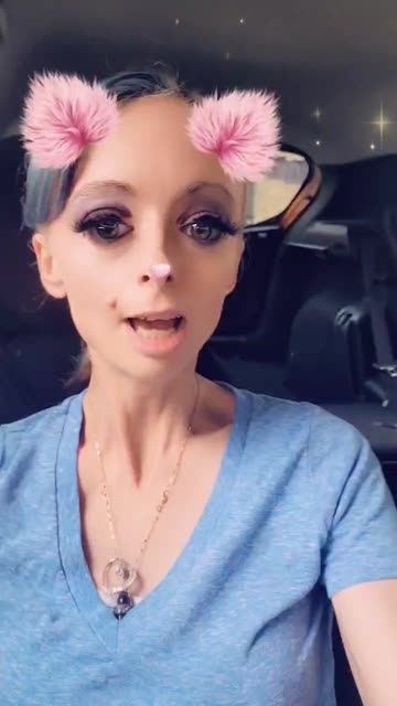 Preview for a Spotlight video that uses the Fluffy Pink Ears Lens
