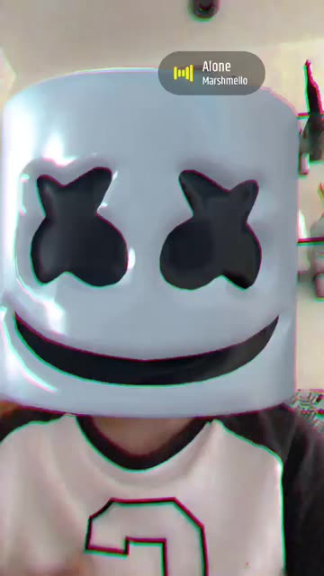 Preview for a Spotlight video that uses the Marshmello Mood Lens