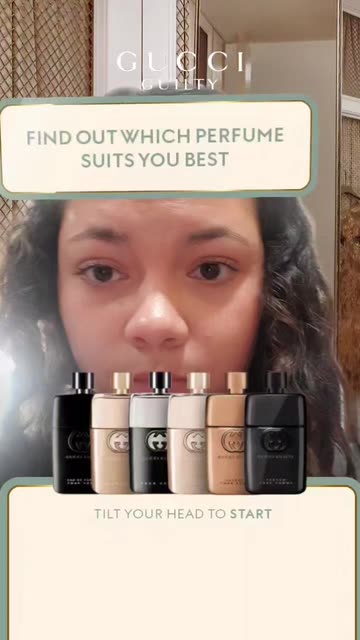 Preview for a Spotlight video that uses the Gucci Guilty quiz Lens