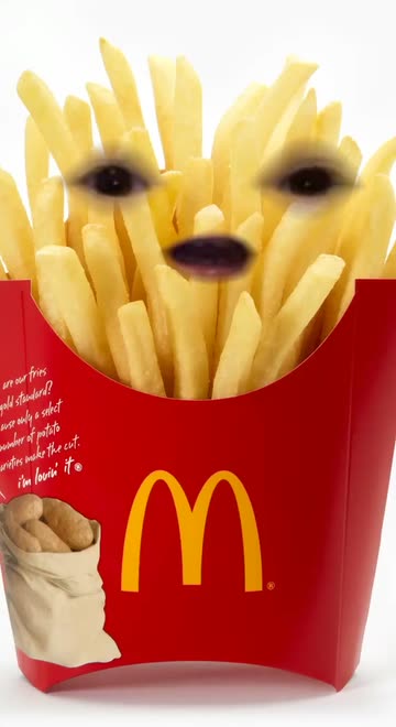 Preview for a Spotlight video that uses the Talking French Fry Lens