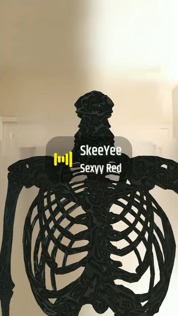 Preview for a Spotlight video that uses the Skeleton Body Lens