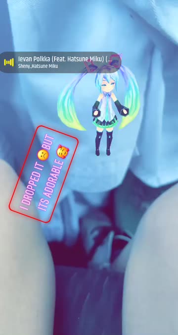 Preview for a Spotlight video that uses the Miku PPAP Lens