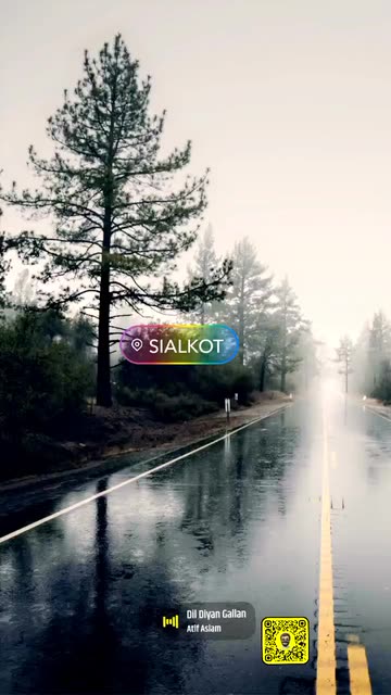 Preview for a Spotlight video that uses the Rainy day Lens